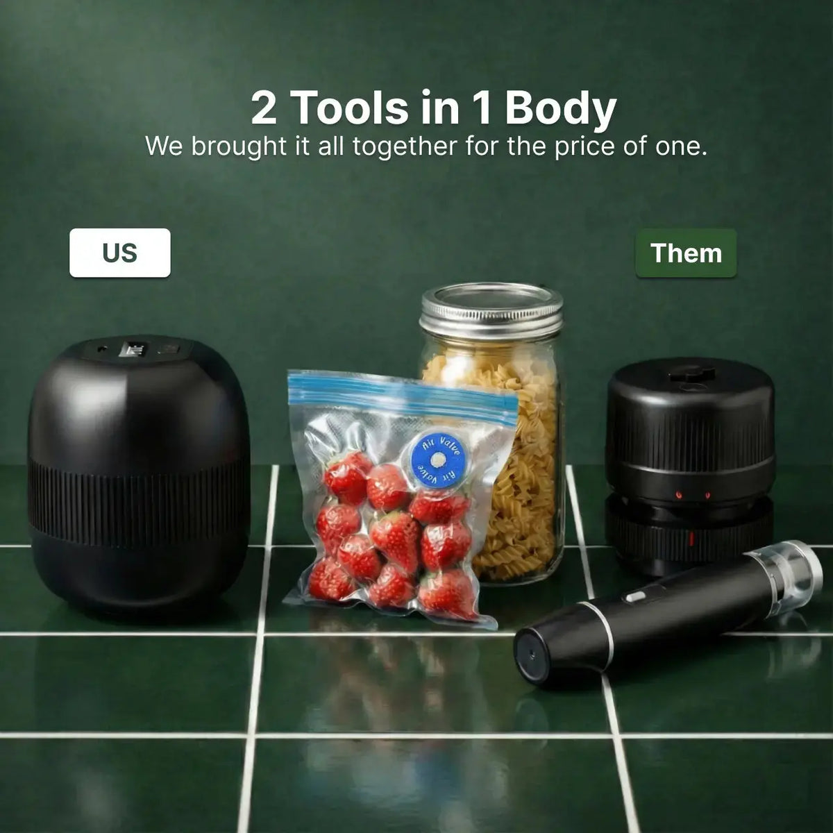 Kivo 6-in-1 Food Vacuum Sealer