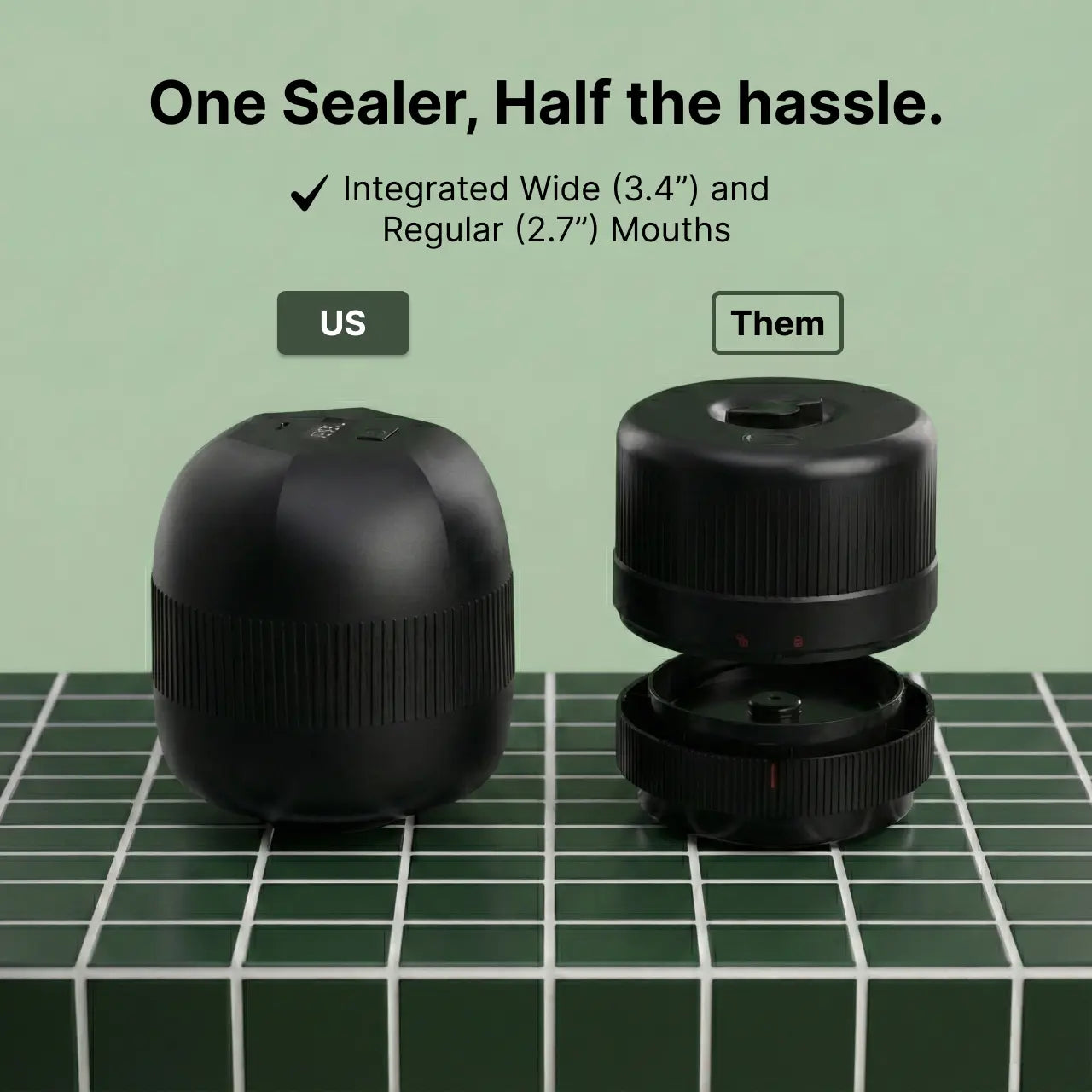 Kivo 6-in-1 Mason Jar Vacuum Sealer