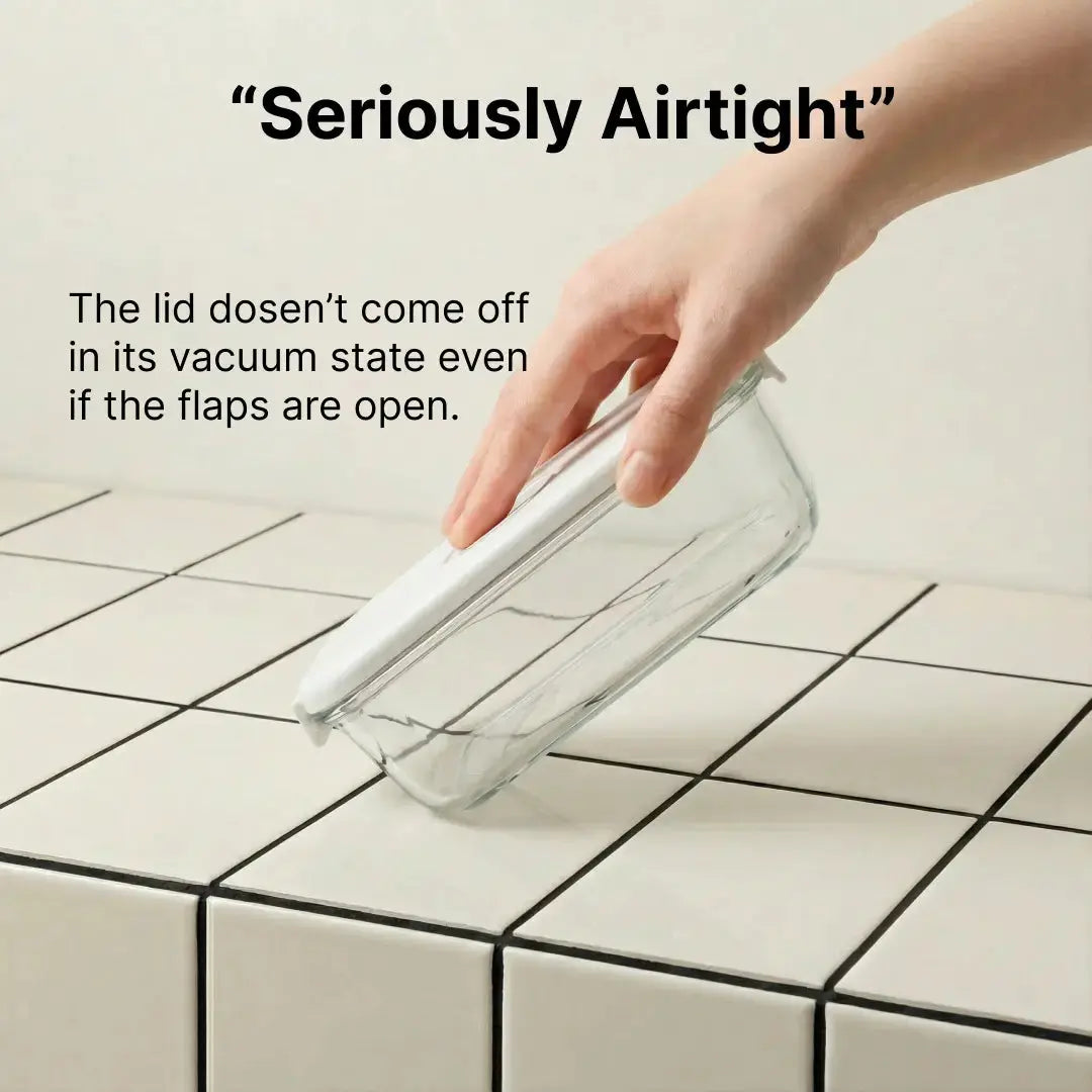 Kivo Vacuum Sealed Glass Container