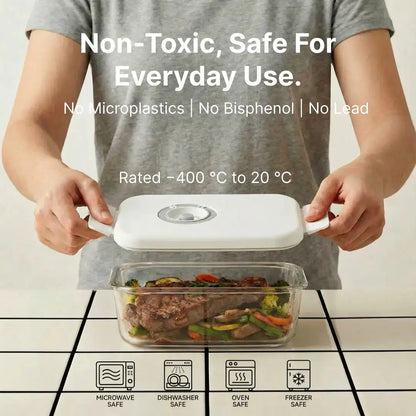 Kivo Vacuum Sealed Glass Container