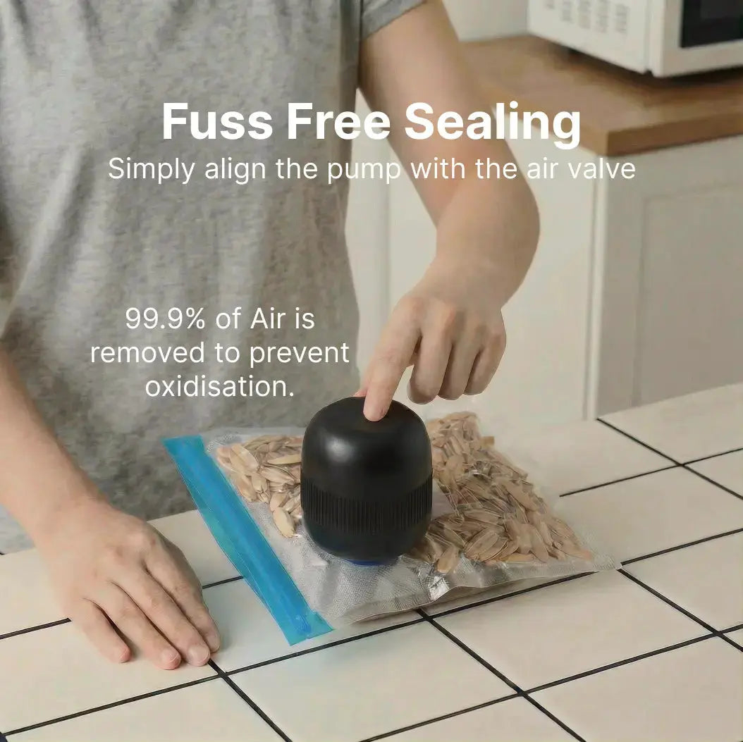 Kivo  Reusable Vacuum Sealer Bags (11 x 10 inch) KIVO