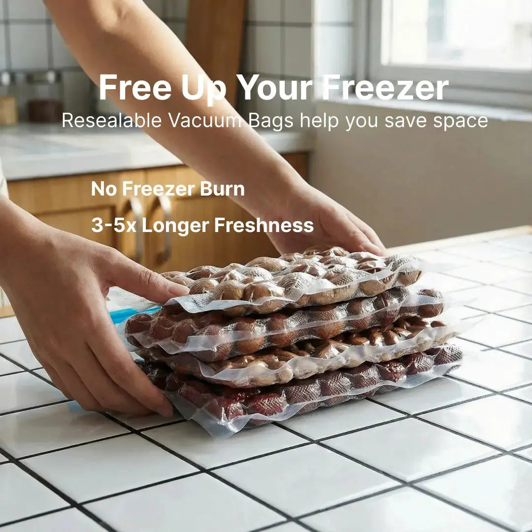 Kivo  Reusable Vacuum Sealer Bags (11 x 10 inch) KIVO