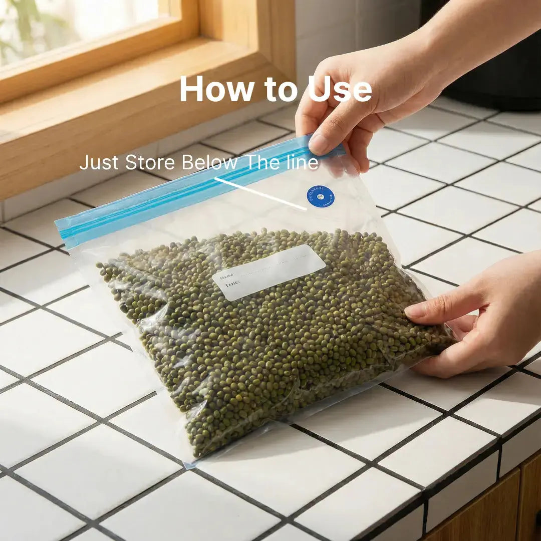 Kivo  Reusable Vacuum Sealer Bags (11 x 10 inch) KIVO