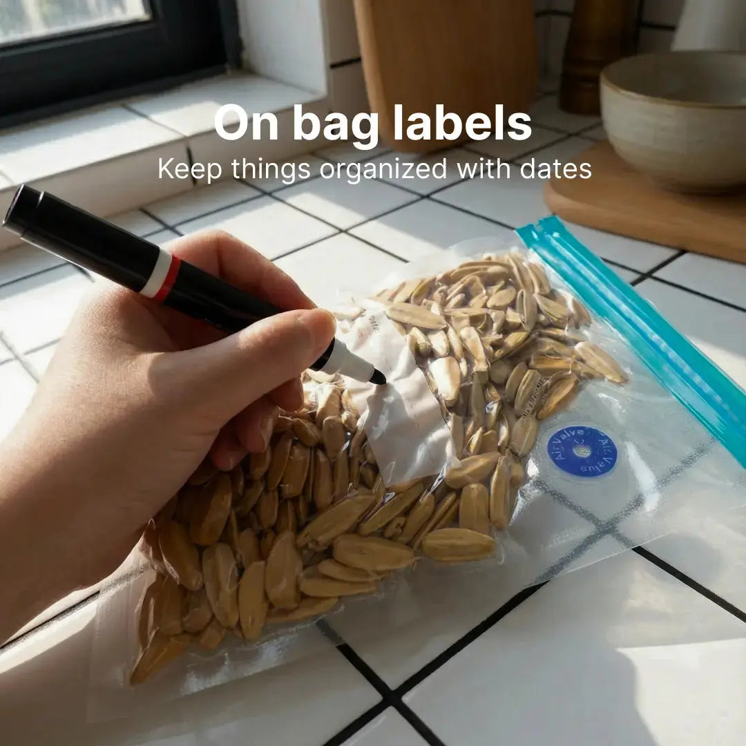 Kivo  Reusable Vacuum Sealer Bags (11 x 10 inch) KIVO