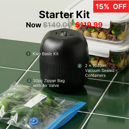 Kivo 6-in-1 Mason Jar Vacuum Sealer