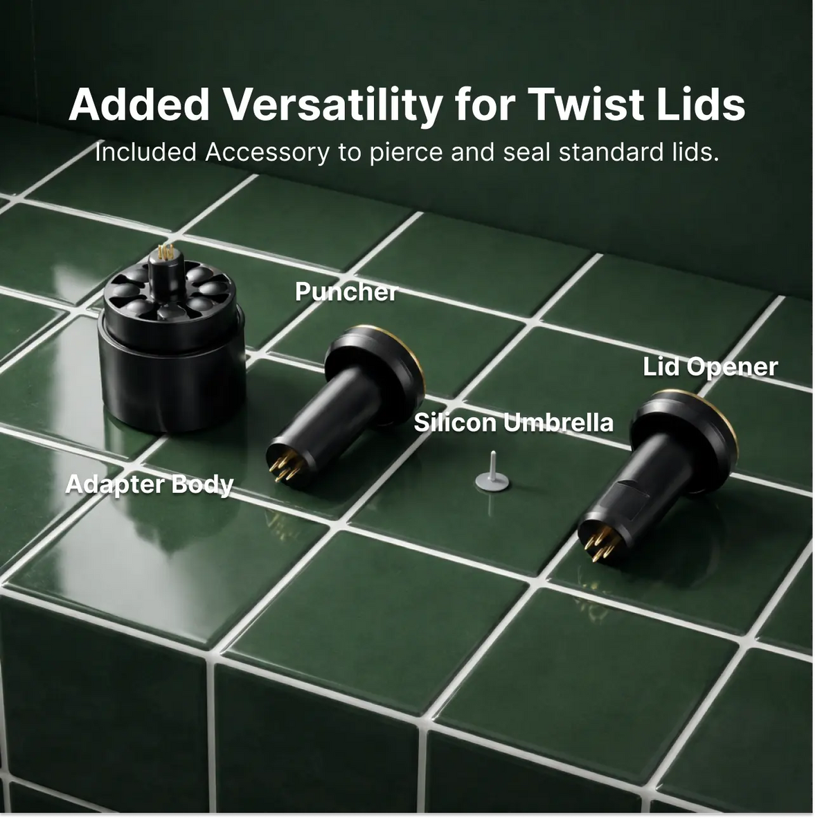 Kivo 6-in-1 Mason Jar Vacuum Sealer